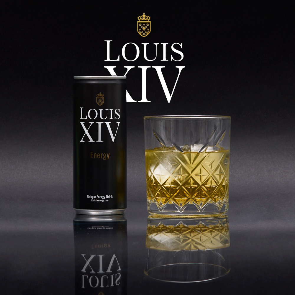 Entdecke den ultimativen Energiekick mit unserem belebenden Energy Drink - Louis XIV Energy Drink!